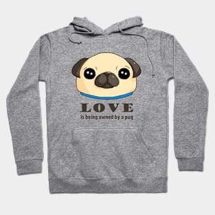 Pug Love (light) Hoodie